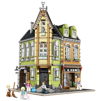 

3474PCS Street View MOC Corner Mall Set Creator Building Blocks City Architecture Bricks Toy Gift For Children Kids