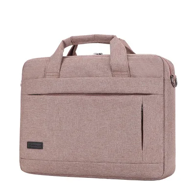 pink 15inch Вместительная сумка для ноутбука для мужчин и женщин портфель для путешествий Бизнес сумки для ноутбуков 14 15 дюймов Macbook Pro PC - Цвет: pink 15inch