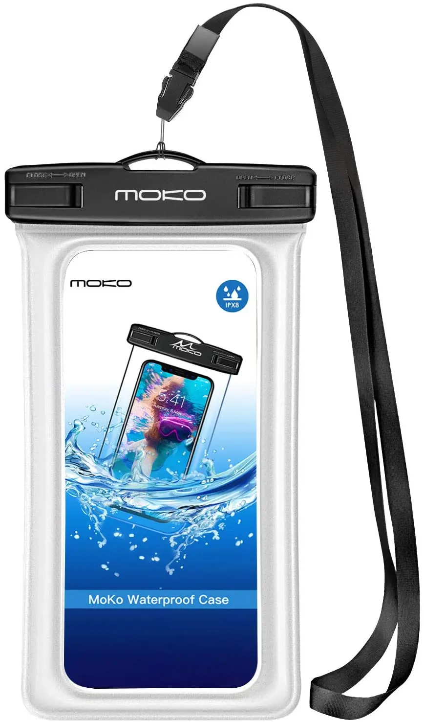 Floatable Waterproof Phone Case Dry Bag Cover Mobile Phone Pouch For River Trekking Swimming Beach Diving Drifting