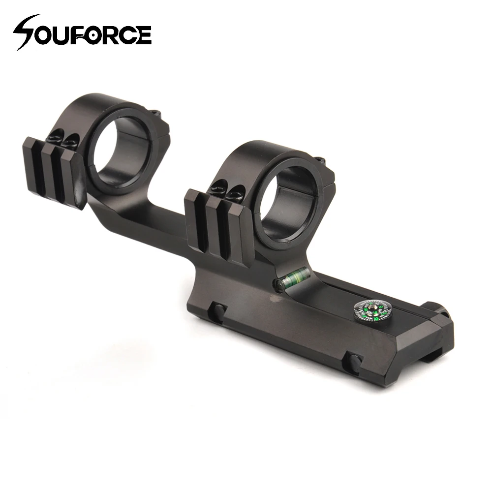 Новые поступления 30 мм прицела кольца с пузырьковым уровнем и компасом Охотничья винтовка Крепление подходит 20 мм Вивер Пикатинни