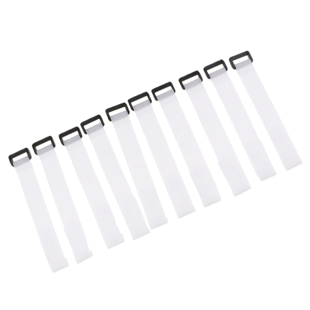 10Pcs Fishing Rod Belt Bands Nylon Webbing Compression Bag Backpack Luggage