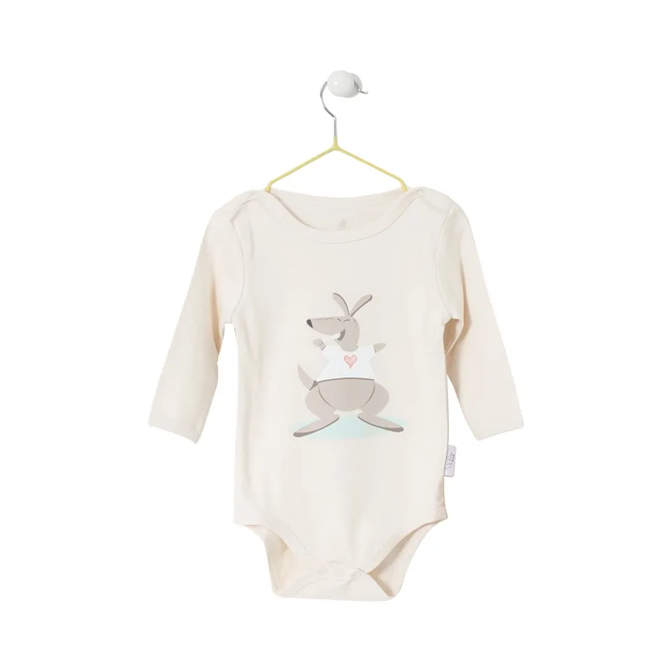 red long sleeve baby vest