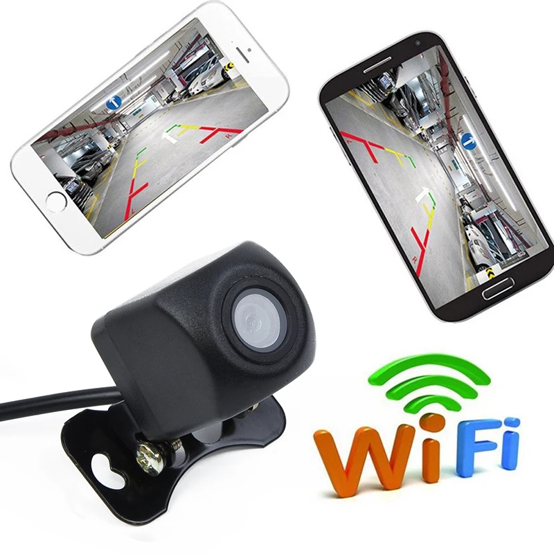Беспроводная Wi-Fi Автомобильная камера заднего вида для IPhone Android DC12V