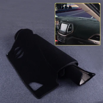 

CITALL Non-Slip Car Dashmat Dashboard Mat Sun Visor Pad Dash Cover fit for Jeep Cherokee 2014 2015 2016 2017 2018 2019
