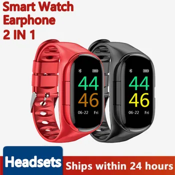 

Newest M1 Smart Watch Heart Rate Monitor Bluetooth Earphone Fitness Tracker Blood Pressure Smartwatch For IOS Android Phone