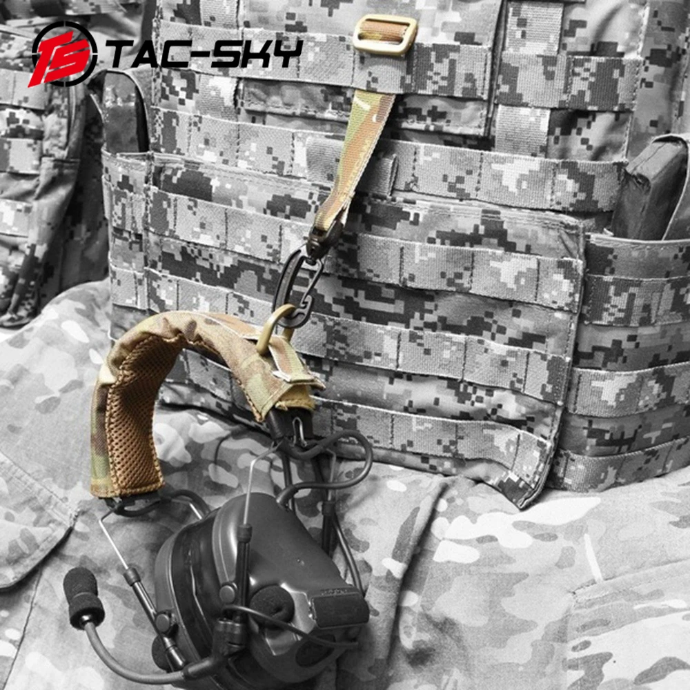 combinado manga molle headset headset tatico acessorios caca 05