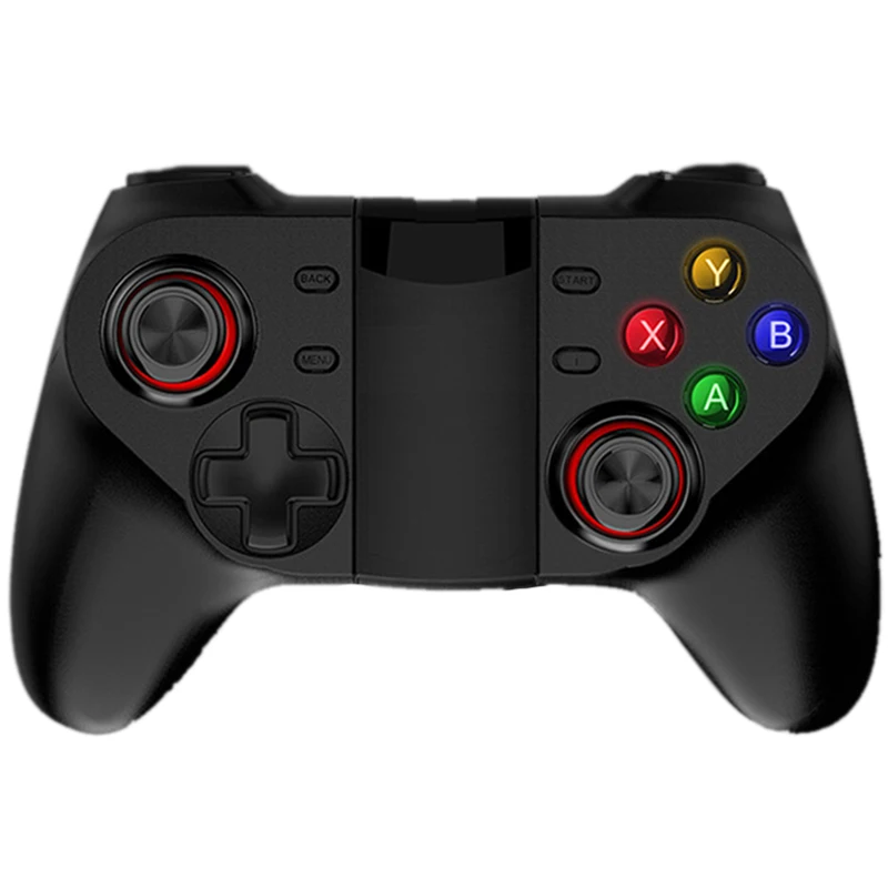 New Bluetooth Gamepad Mobile Joypad Android Joystick Wireless Vr Controller Android ios Mobile Computer TV Box Game Pad - Цвет: Black