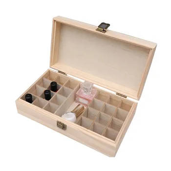 

Solid Wood Essential Oil Storage Box High-Grade Essential Oil Case High-Grade Essential Oil Display Stand Organizer
