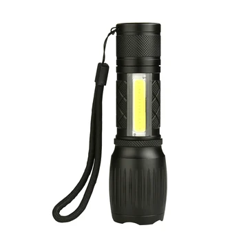 

T6+COB Flashlight Torch Lamp With Magnet LED Flashlight 6 Modes Outdoor LED Flashlight Rechargeable Flashlight USB Torch