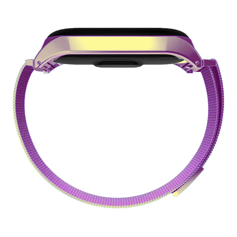 Браслет для mi Band 3 4, магнитный металлический браслет из нержавеющей стали для Xiaomi mi Band 4 3, браслет для mi band 3, браслеты Pulseira