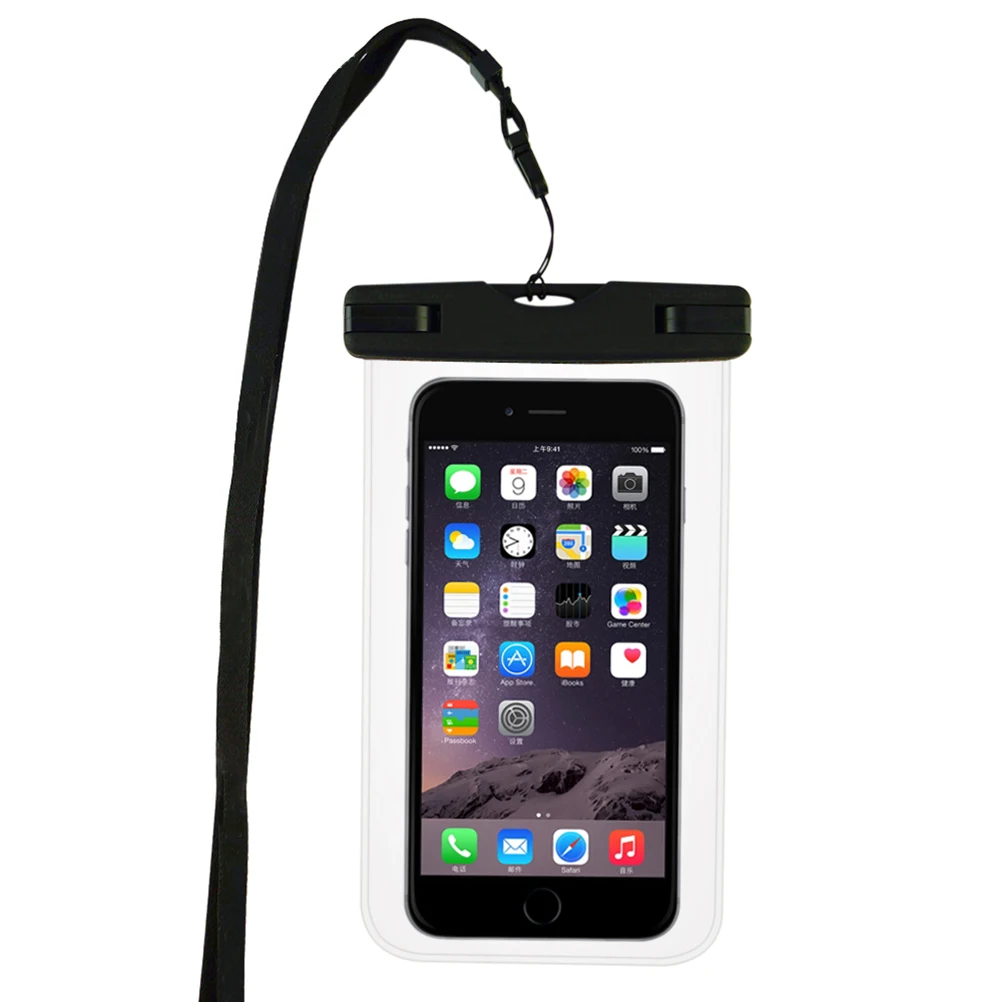 

Waterproof Phone Bag for iPhone 7 6s 6 Plus SE 5s 5c 5 Galaxy s8 s7 s6 edge Note 5 4 LG G6 G5 HTC 10 Sony Nokia up to 6 inch