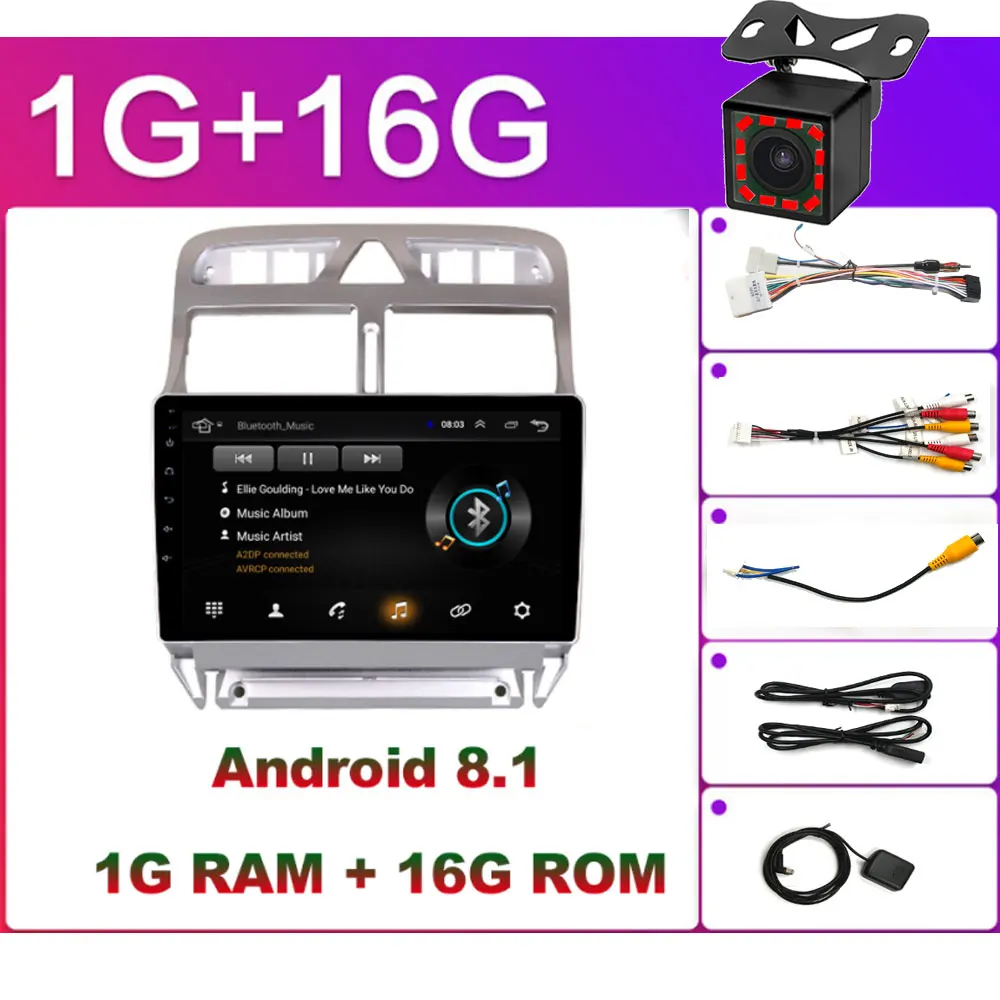 Скидка OEM вы хотите 2 Din Android 8,1 Автомобильный font b gps b font мультимедийный плеер для hyundai solaris peugeot 307SW Collora Kia Rio Sportage