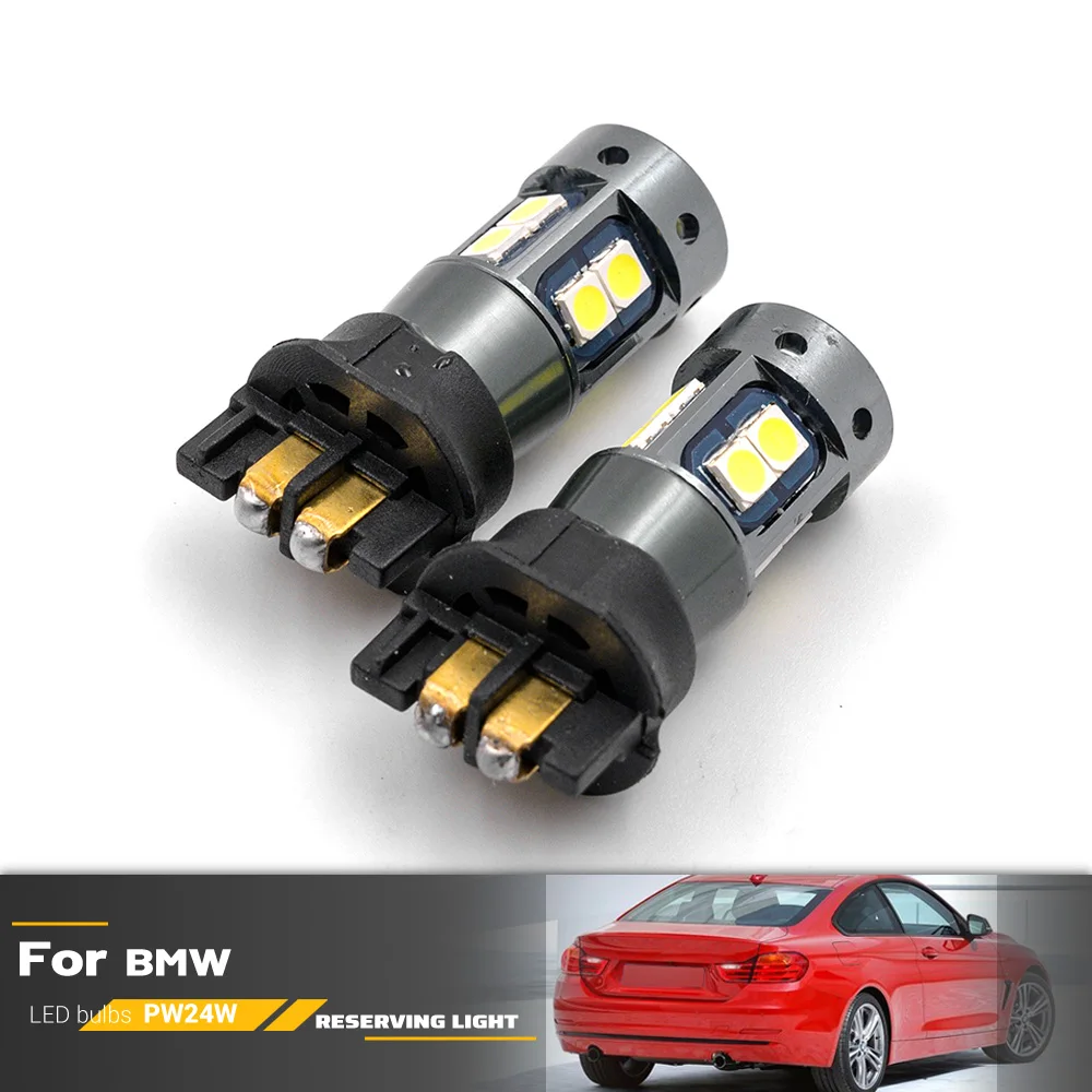 2X Led PW24W PW16W ������ ���� ���� Canbus NoError BMW 4 �ø��� F32 F33 F36 F82 F83 M4 Pre-LCI 5 �ø��� F07 LCI 13-17