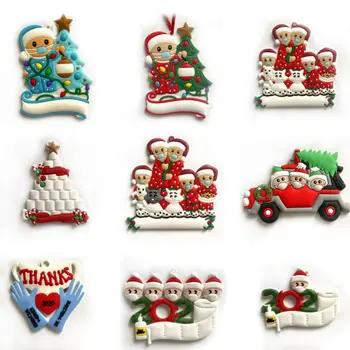 

2020 Christmas Survivor New Product Pendant Decoration Colorful Many Kinds Christmas Tree Pendants Many Kinds