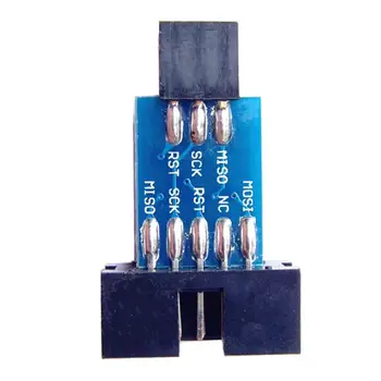 

IDC 10-Pin to 6-Pin STK500 Adapter ATMEL USB ASP AVR Converter Arduino