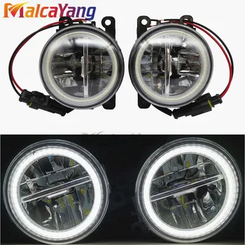 

1pair Angel Eyes 90MM Round Bumper LED Fog Light For Mitsubishi Pajero Sport /Montero Sport/Nativa/Prajero Dakar