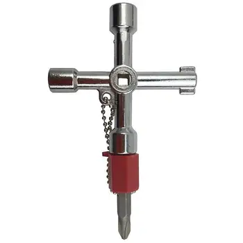 

Multi-use Cross Switch Key Wrench High Speed Rail Car Subway Door Spanner