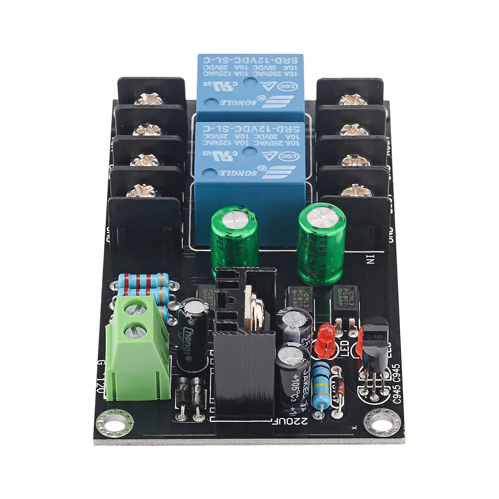 AIYIMA 2.0 Digital Power Amplifier Speaker Protection Board Delay Relay Speaker Protection 300W For Class A Discrete Amplifiers - 4