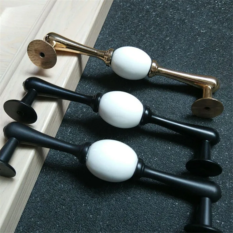 KK& FING Европейская мода Белые керамические дверные ручки для шкафа ручки для ящиков кухонный шкаф дверные ручки для гардероба мебельная фурнитура