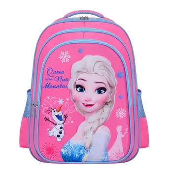 

Disney Frozen Elsa Orthopedic Girls School Bags 95 Car School Bag For Boys Zipper Kid School Bag Children Backpack Mochila Escol