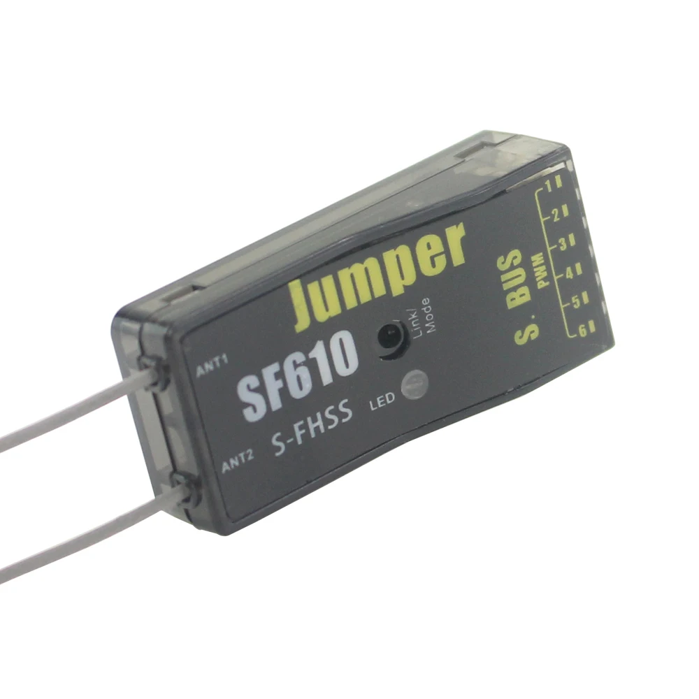 

Jumper SF610 6CH Full Range S-FHSS Receiver w/ SBUS PWM Output FPV Drone Racing