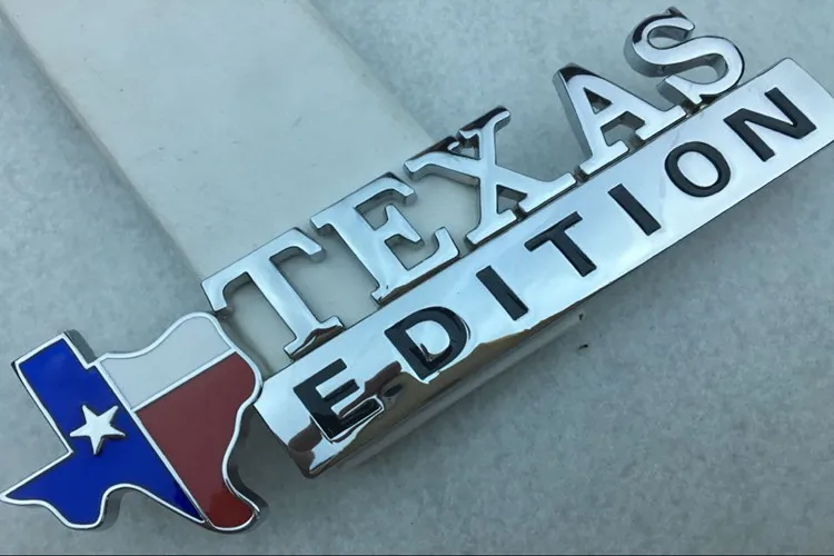 16,2 см* 4,2 см серебряная металлическая эмблема для машины эмблема «Texas Edition» значок задний багажник логотип кузова боковой двери наклейки авто аксессуары