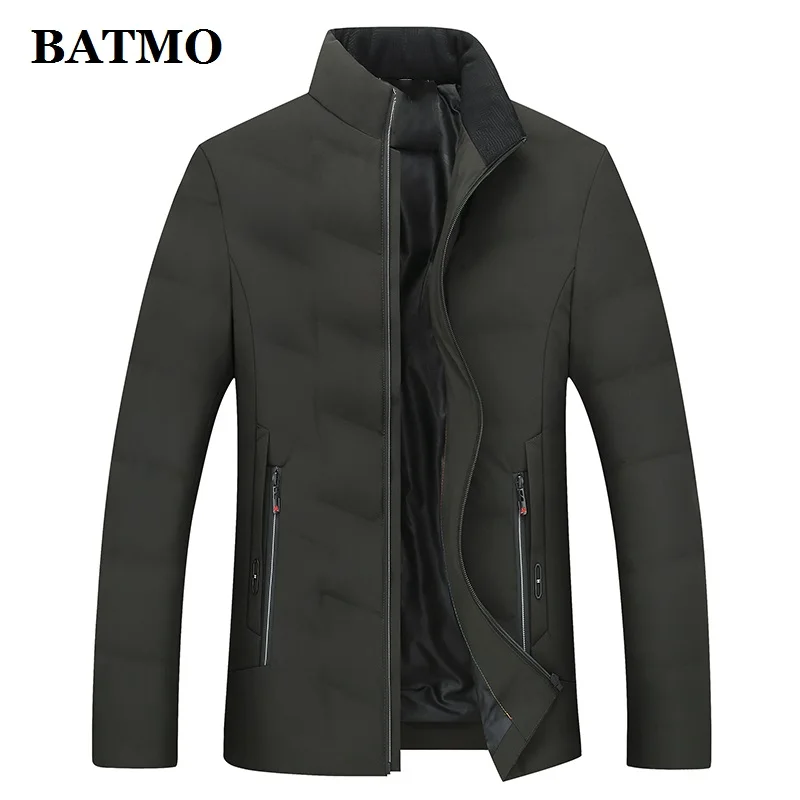 BATMO 80% белый пуховик для мужчин, мужское утепленное пальто, мужские парки, размер L-XXXL 1009