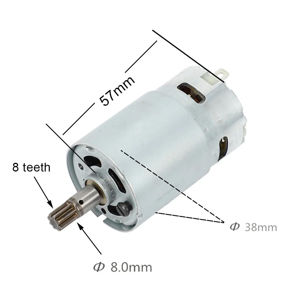 Motore DC 21V Con Ingranaggio 8 Denti Per Sega WORX WU390/WX390 - Ricambio Originale - Foto 13