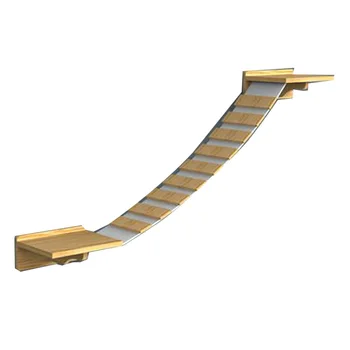 

Cat Climbing Frame DIY Cat Tree House Wood Cat Jumping Platform House Cat Toys Play House Wall-Mounted Cat Wall Ladder