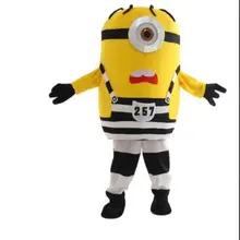 Гадкий я 2 костюм талисмана Гадкий я костюм Миньона модный маскот мультфильм костюм