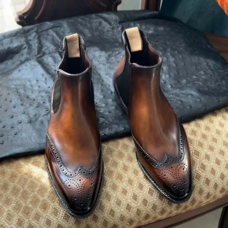 men's italian chelsea boots