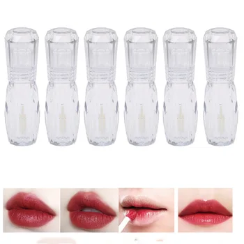 

1/5/10Pieces Clear Empty Lip Gloss Tube Mini Cosmetic Vials Sample Bottle Makeup Container With Brush