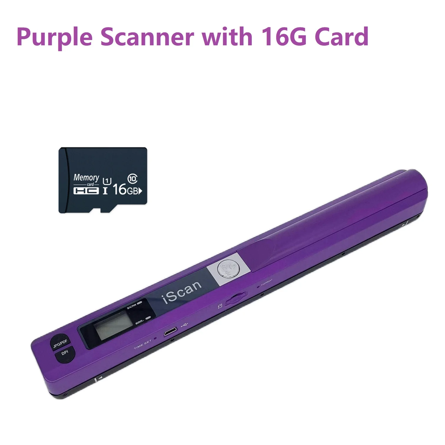 iScan Portable Scanner USB2.0 Document And Image Scanner For JPG/PDF Format 900DPI Liquid Crystal Display A4 Size pdf scanner Scanners