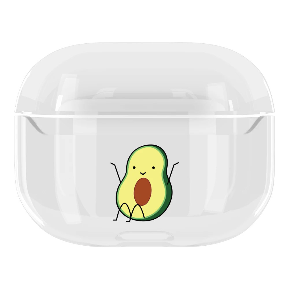 Милый чехол для AirPods Pro, чехол для Apple Airpods Pro, мультяшная Беспроводная коробка для наушников Airpods 3, прозрачный жесткий чехол для ПК, сумка