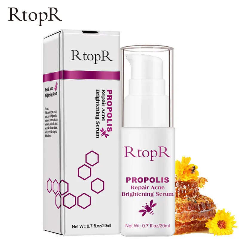 RtopR Propolis Repair Acne осветляющая сыворотка для удаления акне шрамовых пятен очищающая