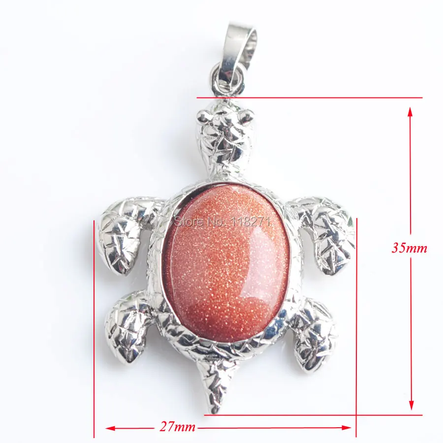 Ожерелье и подвески в виде черепахи ювелирные изделия Овальные Кабошоны из