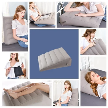 

Inflatable Leg Rest Pillow-Elevating Leg To Ruduce Leg and Lumbar Pain perfect for Sleeping Reading and Relax