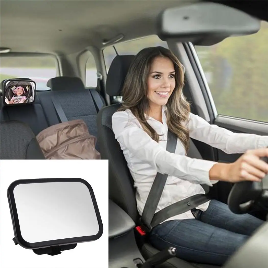 

Car Safety Easy View Back Seat Mirror Baby Facing Rear Ward Child Infant Care Square Safety Baby Kids Monitor Car Accessories