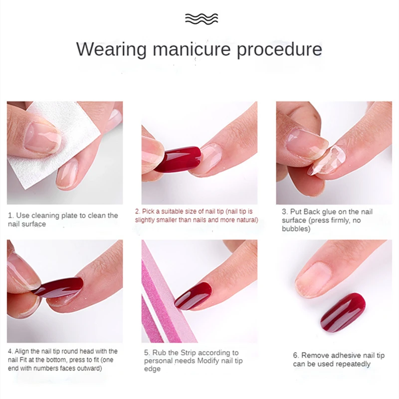Transparent Double Side Adhesive Tapes Glue Sticker False Nail Extension Stick Tools 240 Pcs / Lot nail stickers,nail glue tape,nail art tools,nail glue