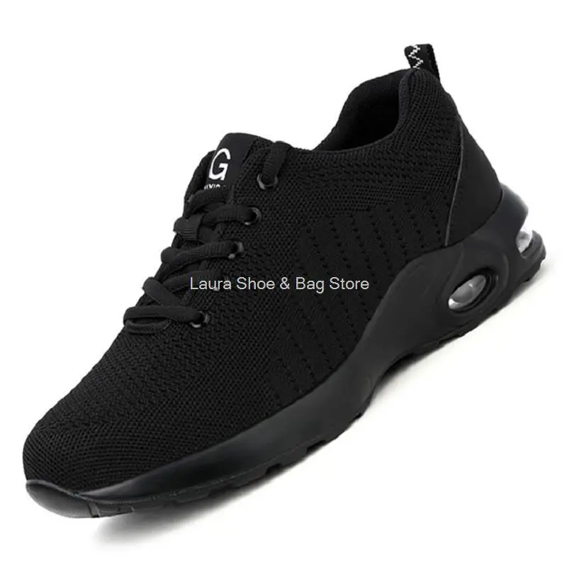 Fashion Safety Shoes Men Women Steel Toe Sneaker