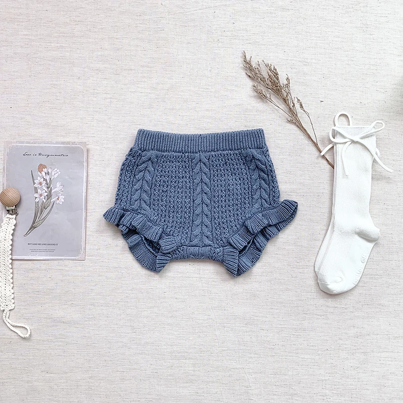 Kids Shorts Spring Autumn PP Knit Baby Boys Girls Casual