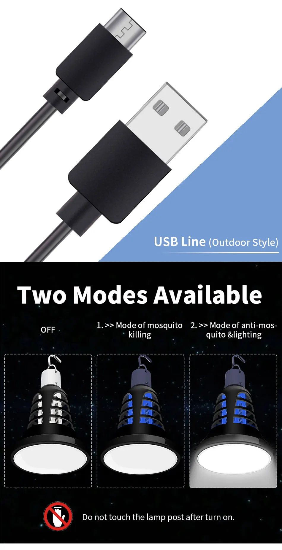 E27 5В USB электрическая ловушка для комаров, лампа отключения звука 240V светодиодный Ночной светильник с защитой от комаров Fly Жук ловушка для насекомых Zapper ловушка безызлучательной 110V