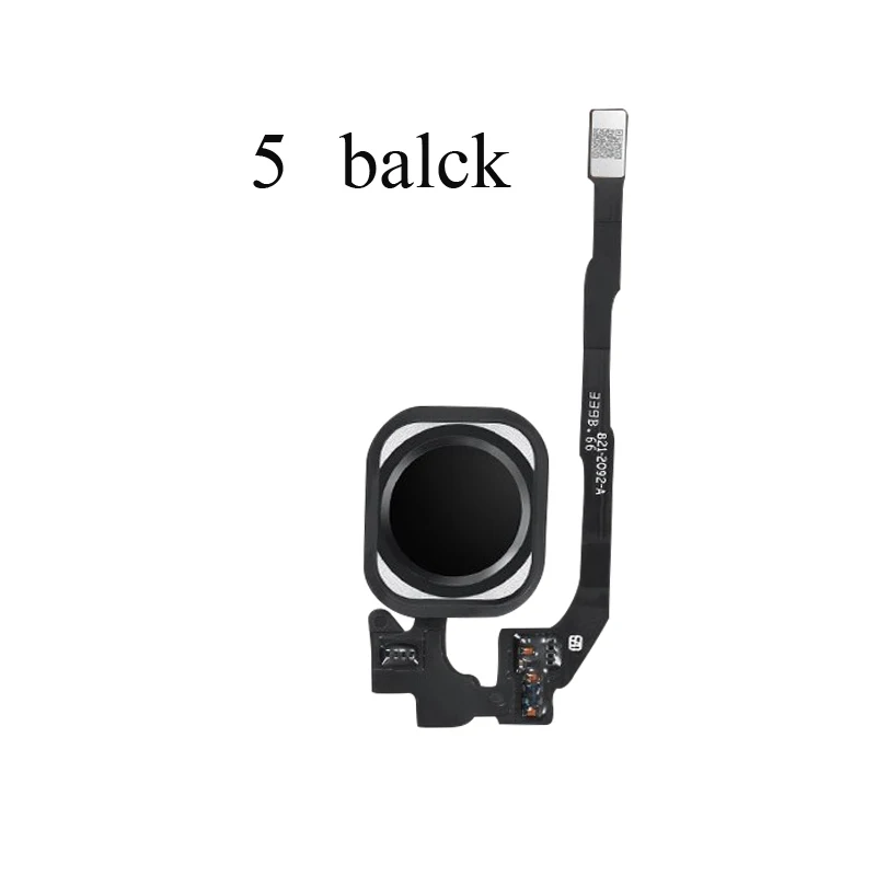 Aokin 1 шт. кнопка Home с гибким кабелем для iphone 5 5C 5S 6 6plus 6s Plus 7 7plus Кнопка Home Flex в сборе для iphone 6s - Цвет: for iphone 5 black