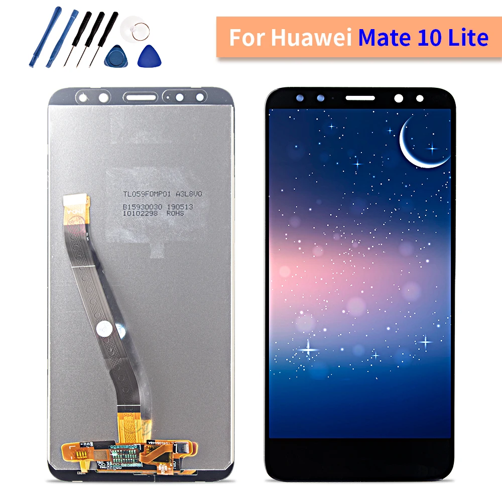5 9 &quotЖК-дисплей для HUAWEI Mate 10 Lite/G10 Plus сенсорный экран с рамкой Lite ЖК-дисплей RNE-AL00 G10