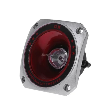 

Wholesale dropshipping 2PCS Speaker Tweeter 3" Colorful Flashing Piezoelectric Loudspeaker Treble Head Driver