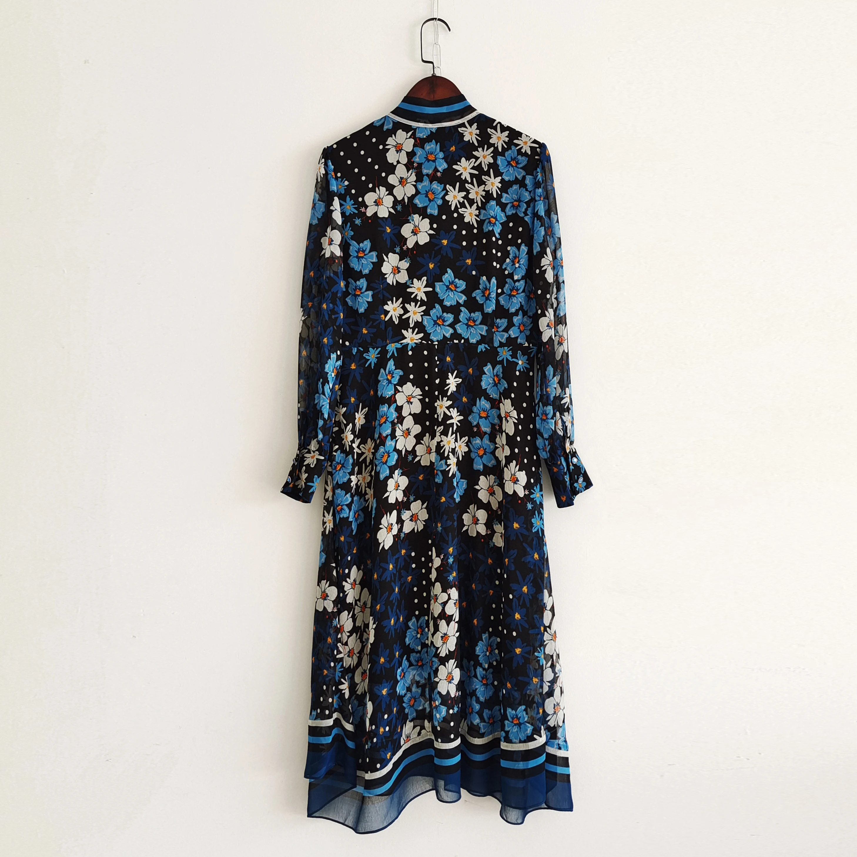 Модные женские туфли летние взлетно-посадочной полосы 2021 синего цвета с