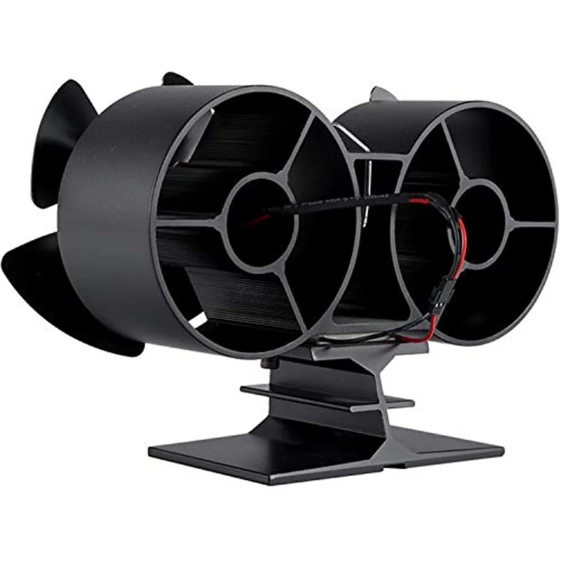ABRA-вентилятор для печи, работающий от тепловой энергии камины Печь вентилятор-двойной мотор-8 лопастной вентилятор для печи, работающий от тепловой энергии специально для большой комнаты для Fi