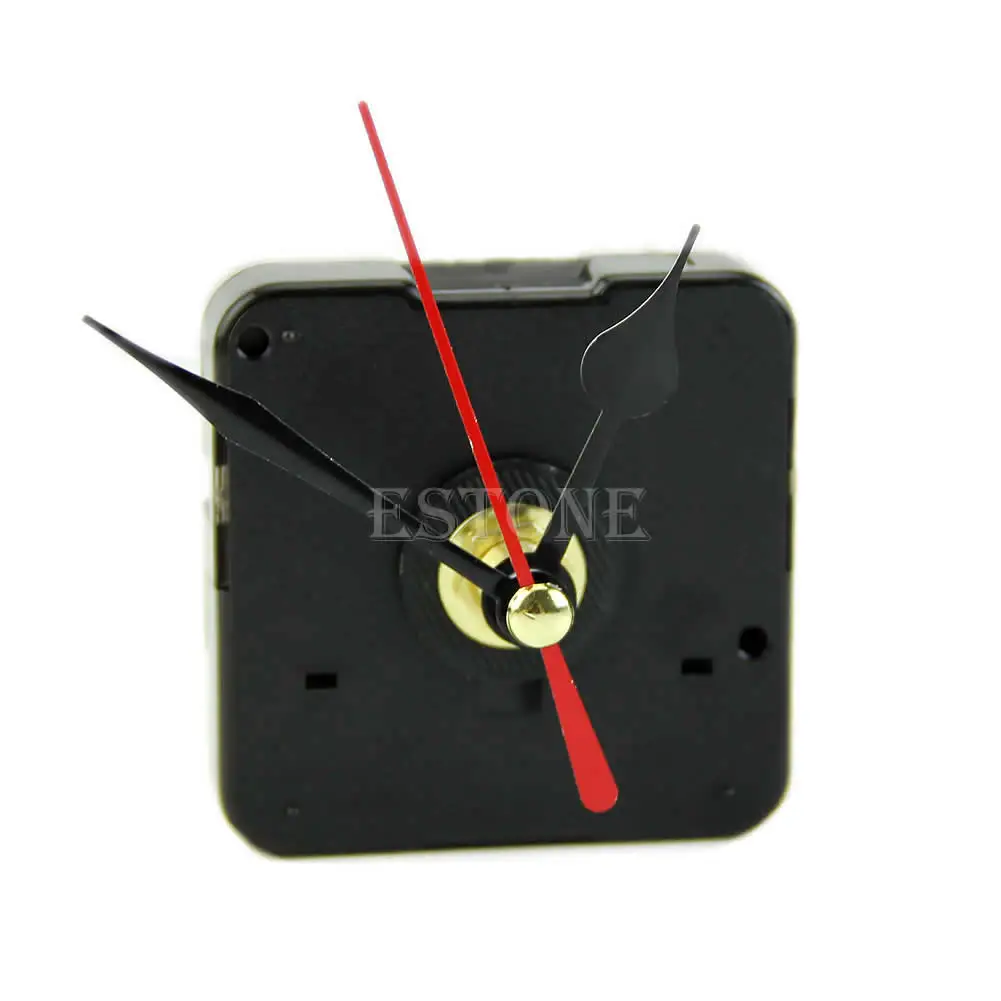 P82D DIY Quartz Clock Movement Mechanism Non Ticking DIY Wall Clock Mechanisms with Hands Set for Repair Parts Replacement 