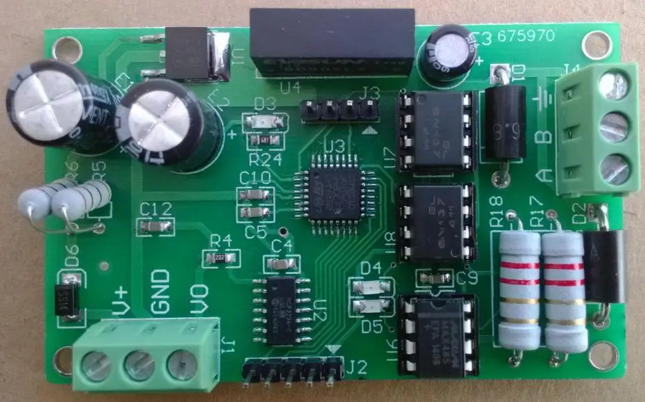 

Модуль сбора аналогового сигнала с напряжением 0-5 в до 485 постоянного тока, фотоэлектрическая изоляция протокола Modbus RTU 485