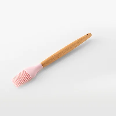 Pink 6 Розовый набор инструментов для приготовления пищи, премиум силиконовый набор посуды, токарные щипцы, лопатка, ложка для супа, антипригарная лопатка, масляная щетка, кухонный инструмент - Цвет: Pink 6